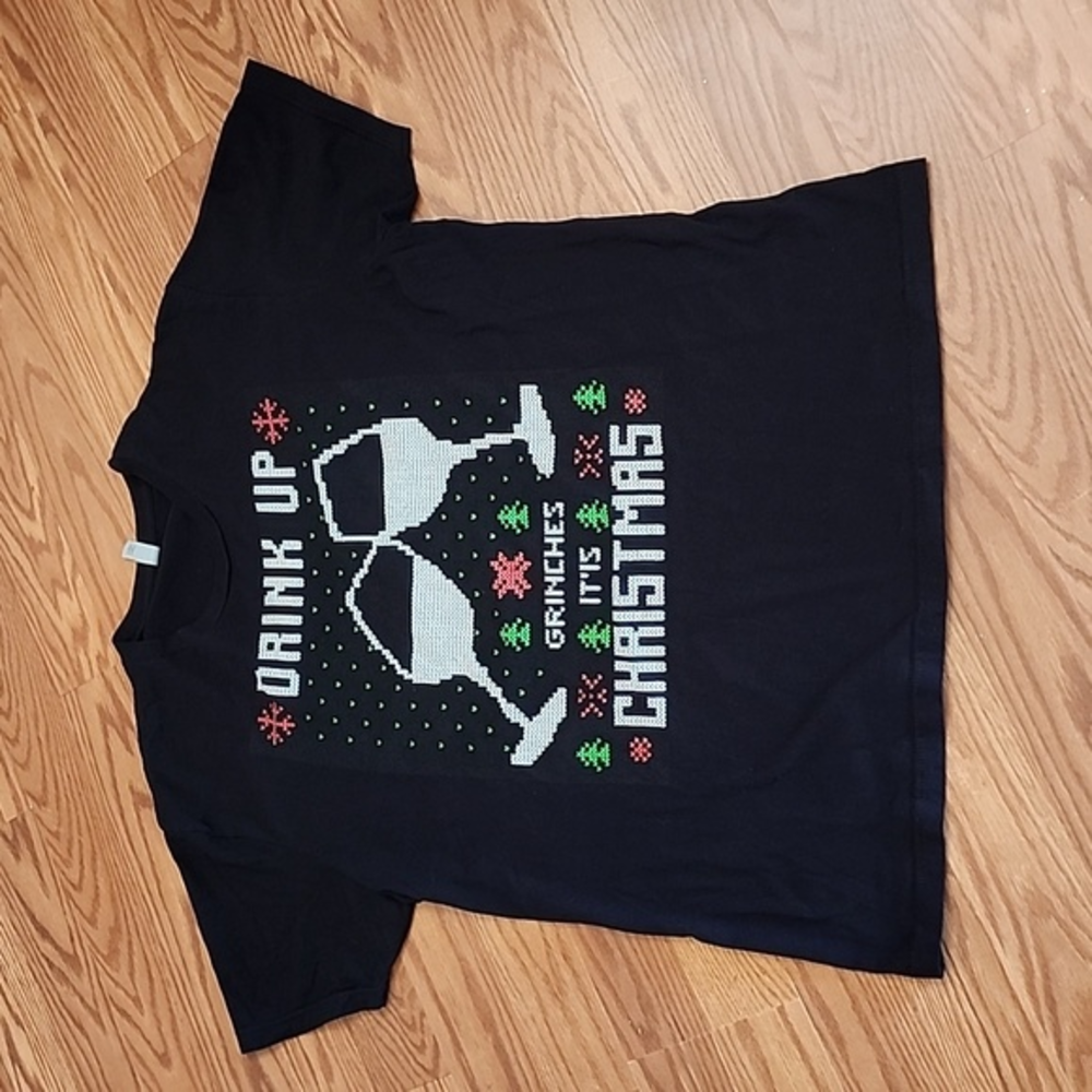 Ugly Christmas shirt xl drink up grinches it's Christmas